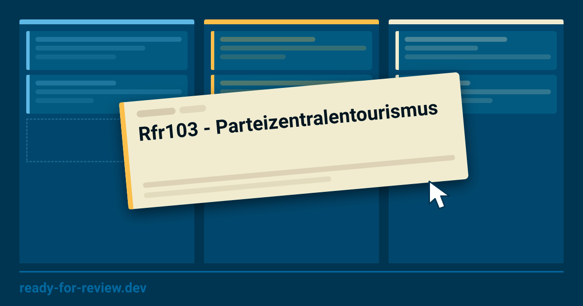 Rfr103 - Parteizentralentourismus